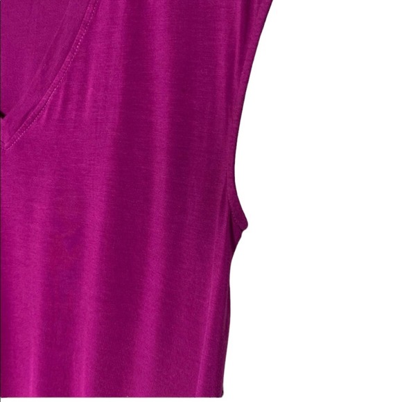 Anthropologie eri + ali Blouse Womens Short Sleeve Purple Extra Small - Picture 6 of 6